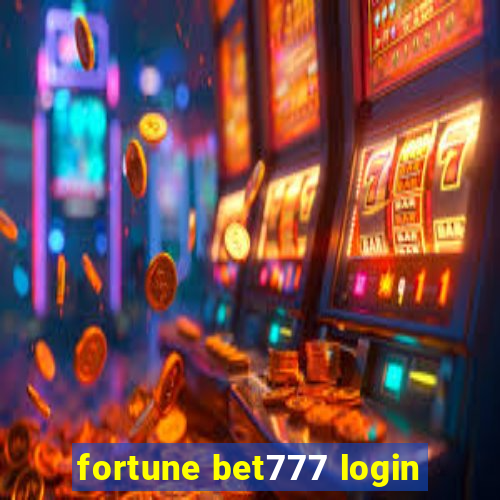 fortune bet777 login